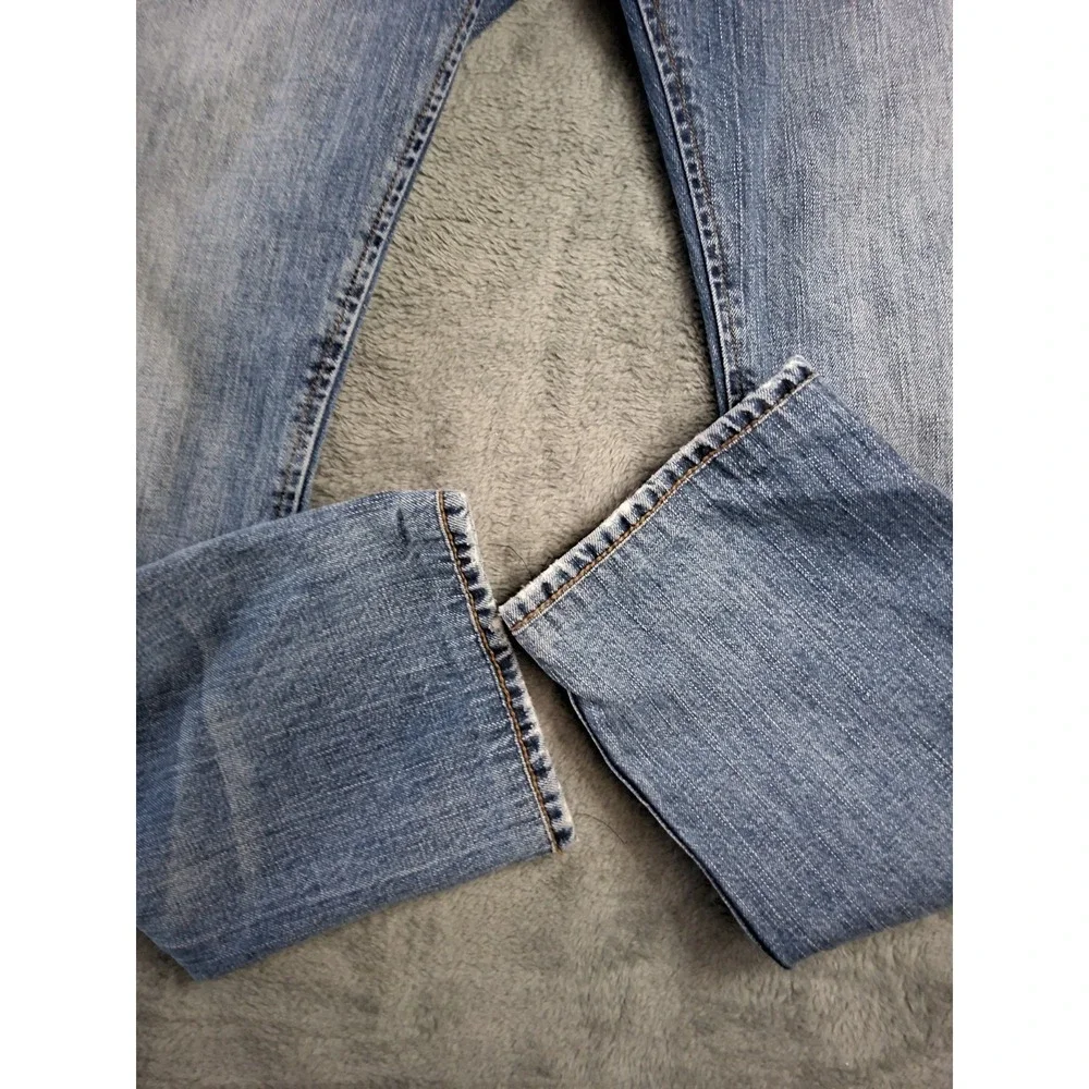 Mens Carbon 2 Colbalt Blue Denim Straight Leg Jeans Size 34x30. Preppy....
